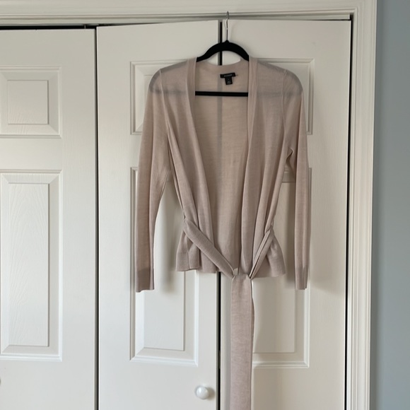 Halogen Light Tan Cardigan Sweater - Picture 4 of 5